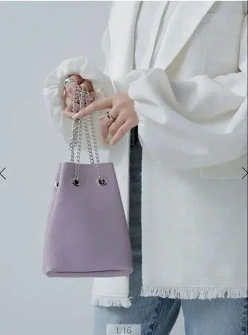 anuans 아뉴앙스 [ VICE VERSA] 가죽 체인 미니 백