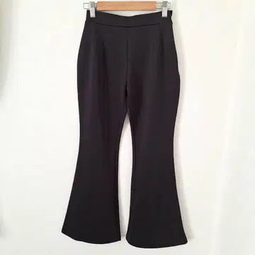 그레일 플레어 팬츠 부츠컷 스트레치 블랙 S 하의 지퍼