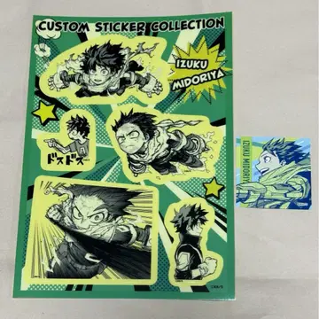 나의 히어로 아카데미아 원화 굿즈 커스텀 스티커 스퀘어 스티커