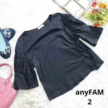 새상품급 anyFAM 반팔 티셔츠 ( M ) 블랙