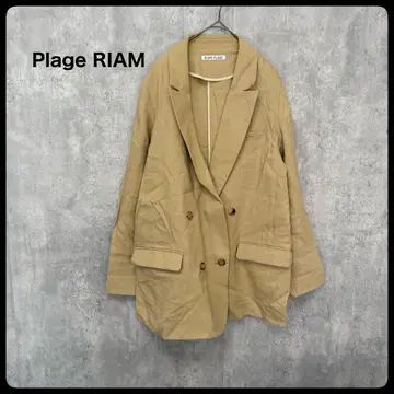 # Plage RIAM 베이지 테일러드 자켓 아우터