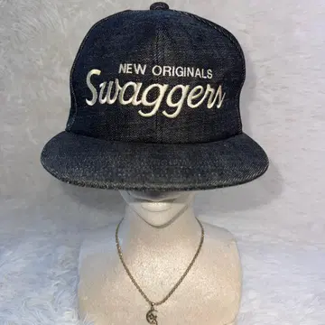 단종 입수 불가 SWAGGER 블랙 데님 베이스볼 캡 CAP