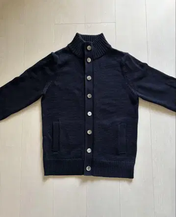 Maker's Shirts 가마쿠라 스탠드 카라 니트 가디건 46