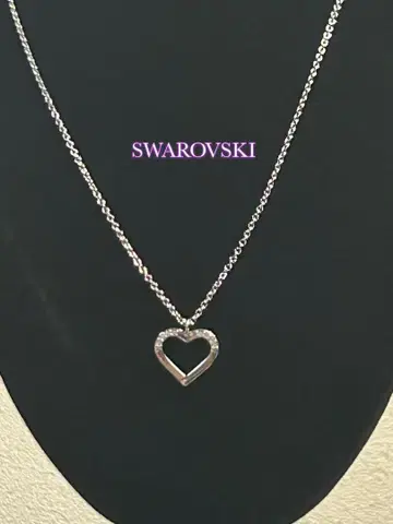 SWAROVSKI 스와로브스키 하트 목걸이