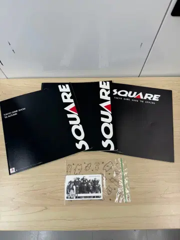 도쿄 게임쇼 98 SQUARE 부스 팜플렛 3권 세트