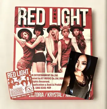 CD f(x) 에프엑스 RED LIGHT 트레이딩 카드 포함