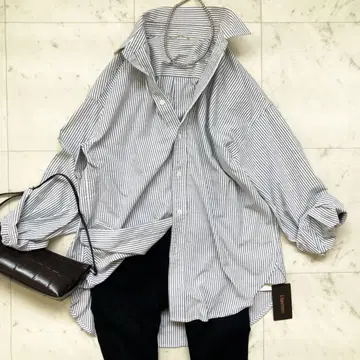 미사용 라빠르망 두지엠 클라세 cooldry ox 스트라이프 셔츠