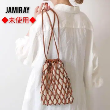 [ 미사용 ] JAMIRAY 재미레이 메쉬 숄더백 복조리 2way