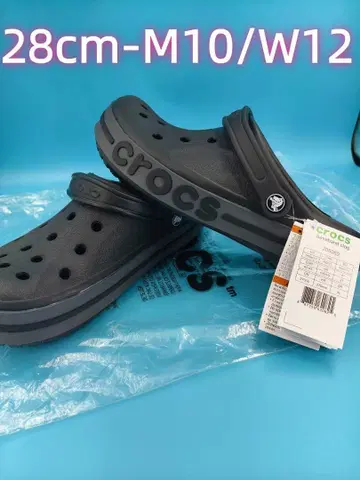 crocs 블랙 클로그 샌들 28cm-M10/W12 A