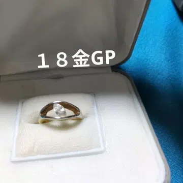 18금 GP 심플 아치형 반지 투명 스톤 포함