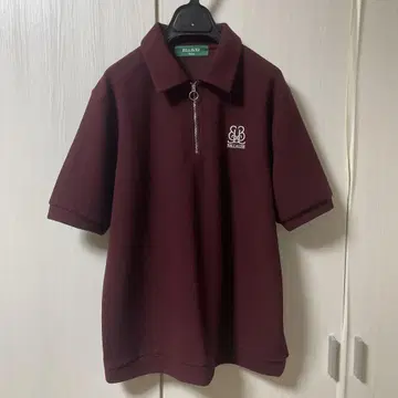 BELLMORE 골프 피케 셔츠 남성용 지퍼 M 사이즈