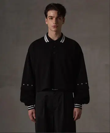 GRANCY Ziplayered Wideshort Poloshirt