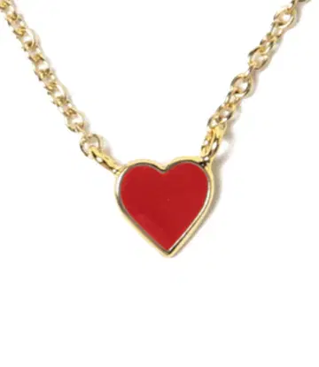 쁘띠에포 하트 목걸이