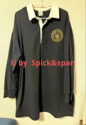Spick and span UB 피케 셔츠 블랙