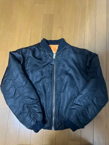 블랙 MA-1 구제 의류 USA 90s 00s