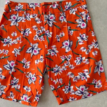 [JOYRICH] 미사용품 꽃무늬 숏팬츠 올 패턴 M 구제 의류 남성용