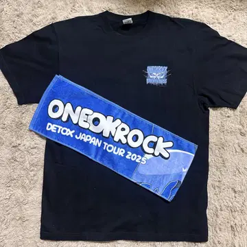 [ 미사용 새상품 ] ONEOKROCK DETOX 투어 T셔츠 타월 세트