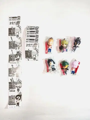 원펀맨 미니 피규어 키체인 2종 전 6개