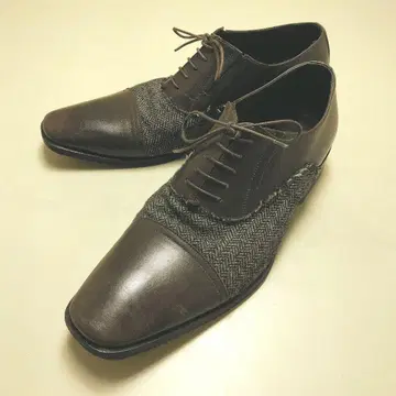 Henry Cotton's 가죽&트위드 26.5cm