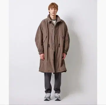 ATON 모즈 코트 AIR VENTILE FISHTAIL COAT