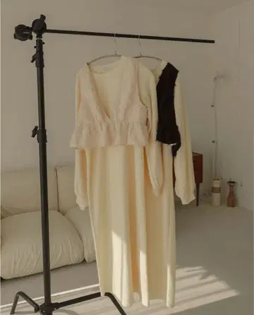 Alumu fringe peplum vest 원피스 세트