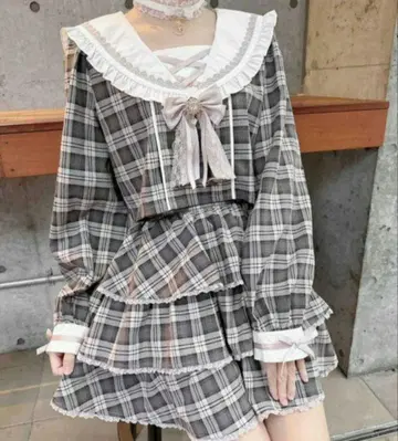 ROJITA 세일러 티어드 셋업