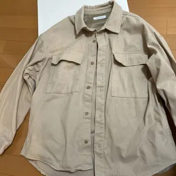 FREAKS STORE 베이지 셔츠 자켓 남성용 S 사이즈