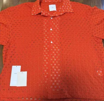 [ 오오모리 모토키 착용 ] Lui's 웨이브 레이스 볼륨 s/s 셔츠