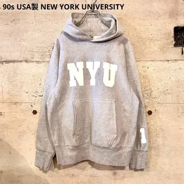 90s USA제 NYU 후드 맨투맨 NEWYORKUNIVERSITY