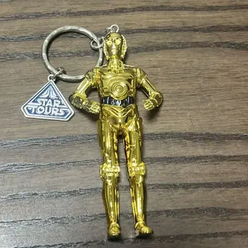 [ 새상품급 ] 디즈니랜드 한정판 스타 투어즈 C-3Po 키링
