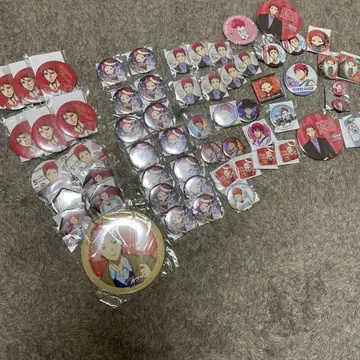 아카시 세이쥬로 캔뱃지 세트 59점
