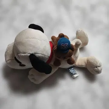 새상품급 유니버셜 USJ 빈티지 피넛 스누피 누워있는 봉제 인형