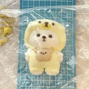 스퀴즈 Lulimii 옐로우 컬러 곰