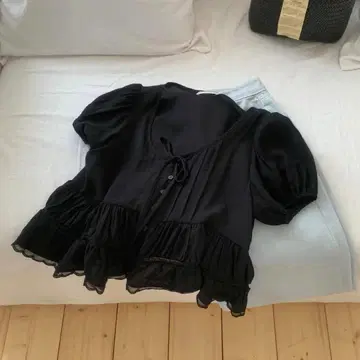 한국 [ LITER ] sha sha 블라우스 블랙