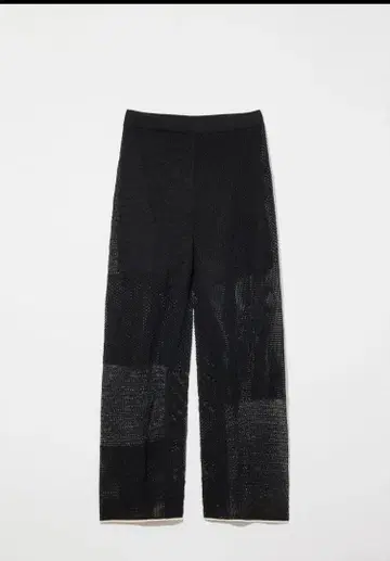 eaphi LOTUS PATTERN LACE KNIT PANTS