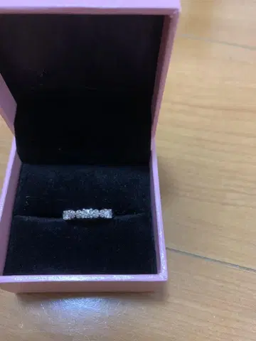 실버 다이아몬드풍 반지 925