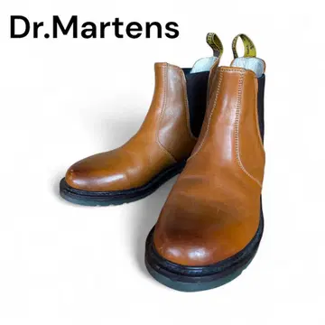 [하자품] Dr.Martens 사이드 고어 부츠 여성용 브라운