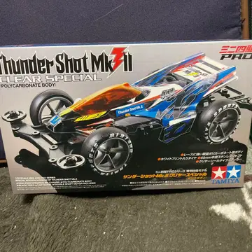 타미야 미니 사륜구동 특별 기획 머신 썬더샷 Mk.II 클리어 스페셜