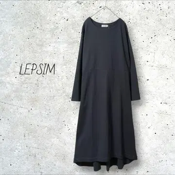 [택 포함 새상품] LEPSIM 렙심 긴팔 플레어 원피스 그레이 F