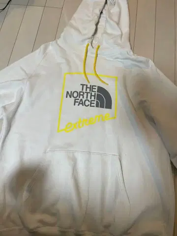 THE NORTH FACE 익스트림 후드티 화이트