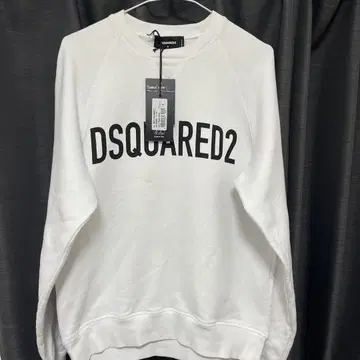 DSQUARED2 화이트 맨투맨 트레이닝복
