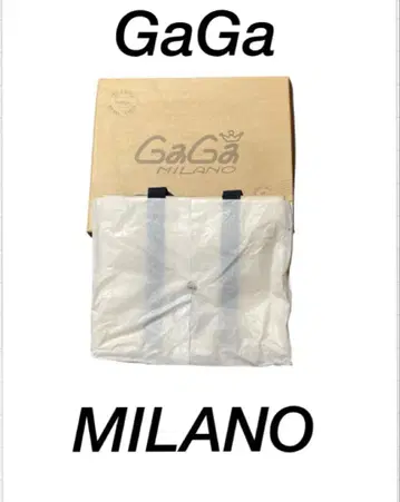 미사용품! GaGa MILANO 토트백 박스 있음 남녀 공용