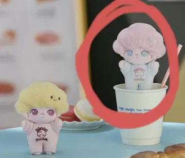 DIMOO Crush on Coffee 시리즈 봉제 인형 키체인