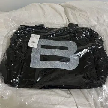 BEEDEN BIG B 로고 백 블랙 백