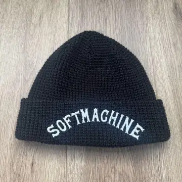 SOFTMACHINE 소프트 머신 니트 캡 블랙