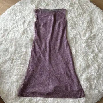 Lui Chantant 퍼플 슬리브리스 원피스 38 일본제