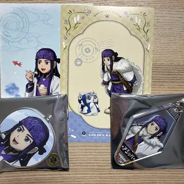 [ 골든 카무이 ] 아시리파 메이지 마을 캔뱃지 아크릴 키링 동물 포제