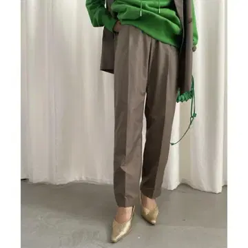 Ameri MUTUALLY BASIC PANTS 센터 프레스