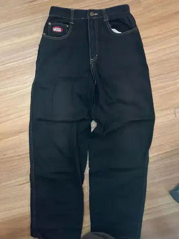 VANS 블랙 데님 팬츠 사이즈 S