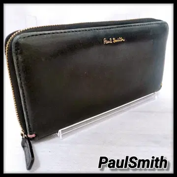 Paul Smith 폴스미스 블랙 계열 장지갑 라운드 패스너 가죽